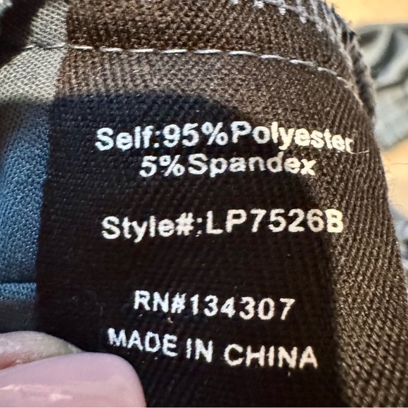 Satiny Blue/Gray‎ Joggers with zipper detail at the ankle elastic waist size XS - Picture 5 of 7